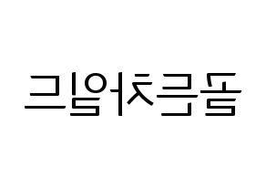 KPOP idol Golden Child Printable Hangul fan sign, fanboard resources for light sticks Reversed