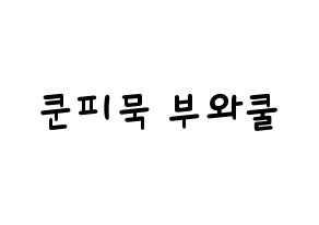 KPOP idol GOT7  뱀뱀 (Kunpimook Bhuwakul, BamBam) Printable Hangul name fan sign, fanboard resources for light sticks Normal
