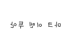 KPOP idol GOT7  마크 (Mark Yl-En Tuan, Mark) Printable Hangul name fan sign, fanboard resources for light sticks Reversed
