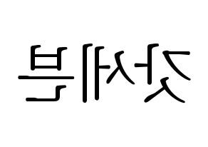 KPOP idol GOT7 Printable Hangul fan sign & concert board resources Reversed
