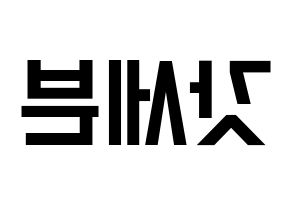 KPOP idol GOT7 Printable Hangul Fansign concert board resources Reversed