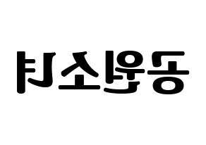 KPOP idol GWSN Printable Hangul fan sign, fanboard resources for light sticks Reversed
