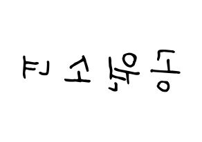 KPOP idol GWSN Printable Hangul fan sign, concert board resources for light sticks Reversed