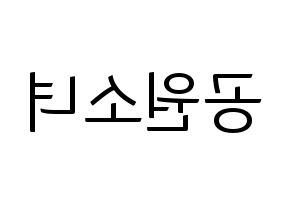 KPOP idol GWSN Printable Hangul fan sign, fanboard resources for light sticks Reversed