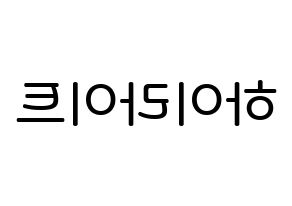 KPOP idol Highlight Printable Hangul Fansign Fanboard resources Reversed