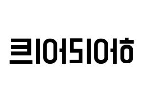 KPOP idol Highlight Printable Hangul Fansign concert board resources Reversed