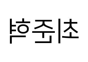 KPOP idol HOTSHOT  준혁 (Choi Jun-hyuk, Junhyuk) Printable Hangul name fan sign, fanboard resources for LED Reversed