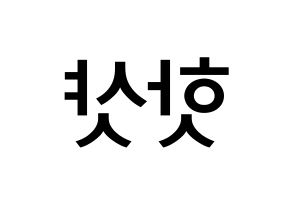 KPOP idol HOTSHOT Printable Hangul Fansign Fanboard resources Reversed