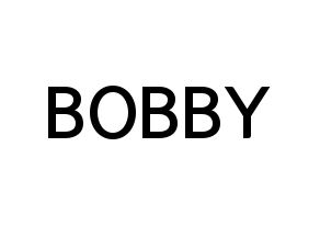 KPOP idol iKON  BOBBY (Kim Ji-Won, BOBBY) Printable Hangul name fan sign, fanboard resources for concert Normal