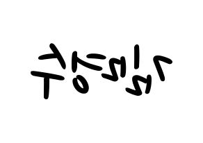 KPOP idol INFINITE  엘 (Kim Myung-soo, L) Printable Hangul name fan sign, fanboard resources for LED Reversed