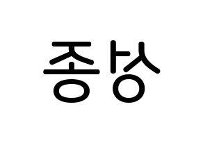 KPOP idol INFINITE  성종 (Lee Sung-jong, Sungjong) Printable Hangul name Fansign Fanboard resources for concert Reversed