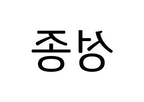 KPOP idol INFINITE  성종 (Lee Sung-jong, Sungjong) Printable Hangul name fan sign, fanboard resources for LED Reversed