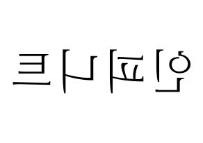 KPOP idol INFINITE Printable Hangul fan sign & concert board resources Reversed