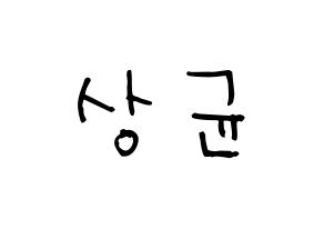 KPOP idol JBJ95  김상균 (Kim Sang-gyun, Kim Sang-gyun) Printable Hangul name Fansign Fanboard resources for concert Normal