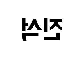 KPOP idol KARD  BM (Kim Jin-suk, B.M) Printable Hangul name fan sign, fanboard resources for concert Reversed