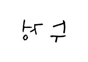 KPOP idol LOVELYZ  수정 (Ryu Su-jeong, Sujeong) Printable Hangul name Fansign Fanboard resources for concert Reversed