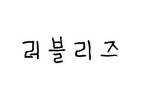 KPOP idol LOVELYZ Printable Hangul Fansign concert board resources Normal