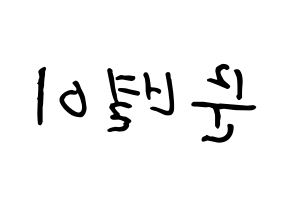 KPOP idol Mamamoo  문별 (Moon Byul-yi, Moonbyul) Printable Hangul name fan sign, fanboard resources for concert Reversed