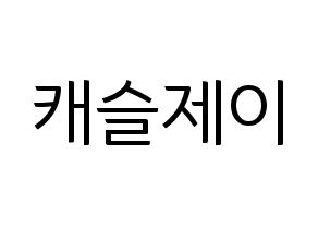 KPOP idol MCND  캐슬제이 (Son Seong-jun, Castle J) Printable Hangul name fan sign, fanboard resources for light sticks Normal
