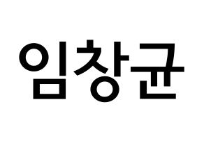 KPOP idol MONSTA X  아이엠 (Im Chang-kyun, I.M) Printable Hangul name Fansign Fanboard resources for concert Normal