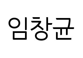 KPOP idol MONSTA X  아이엠 (Im Chang-kyun, I.M) Printable Hangul name fan sign, fanboard resources for light sticks Normal