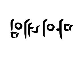KPOP idol MYNAME How to write name in English Reversed