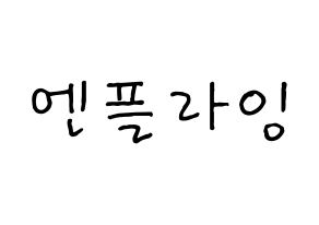 KPOP idol N.Flying Printable Hangul fan sign, concert board resources for light sticks Normal