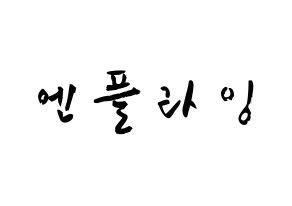 KPOP idol N.Flying Printable Hangul fan sign & concert board resources Normal