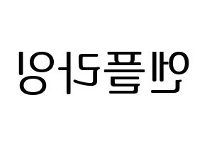 KPOP idol N.Flying Printable Hangul fan sign, fanboard resources for LED Reversed