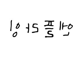 KPOP idol N.Flying Printable Hangul fan sign, concert board resources for LED Reversed