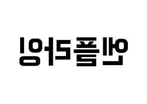 KPOP idol N.Flying Printable Hangul fan sign & fan board resources Reversed
