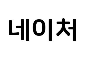 KPOP idol NATURE How to write name in English Normal