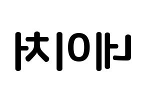 KPOP idol NATURE How to write name in English Reversed
