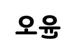 KPOP idol NCT  재현 (Jung Yoon-oh, Jaehyun) Printable Hangul name fan sign & fan board resources Reversed