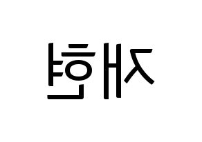 KPOP idol NCT  재현 (Jung Yoon-oh, Jaehyun) Printable Hangul name fan sign, fanboard resources for light sticks Reversed