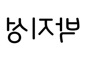 KPOP idol NCT  지성 (Park Ji-sung, Jisung) Printable Hangul name Fansign Fanboard resources for concert Reversed