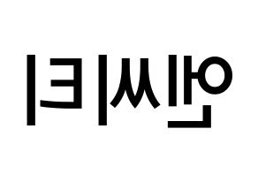 KPOP idol NCT Printable Hangul Fansign Fanboard resources Reversed
