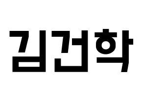 KPOP idol ONEUS  이도 (Kim Gun-hak, Leedo) Printable Hangul name fan sign, fanboard resources for light sticks Normal