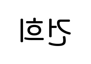 KPOP idol ONEUS  건희 (Lee Keon-hee, Keonhee) Printable Hangul name Fansign Fanboard resources for concert Reversed