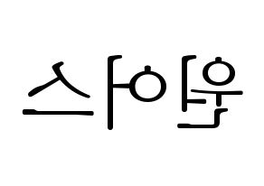 KPOP idol ONEUS Printable Hangul fan sign & concert board resources Reversed