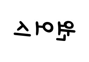 KPOP idol ONEUS Printable Hangul Fansign concert board resources Reversed