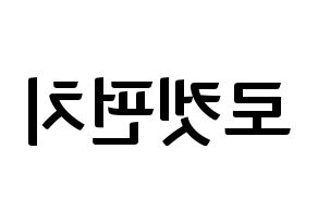 KPOP idol RCPC Printable Hangul fan sign & fan board resources Reversed