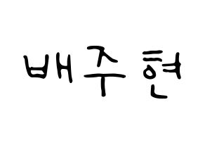 KPOP idol Red Velvet  아이린 (Bae Joo-hyun, Irene) Printable Hangul name fan sign, fanboard resources for LED Normal