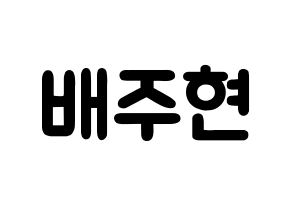 KPOP idol Red Velvet  아이린 (Bae Joo-hyun, Irene) Printable Hangul name fan sign & fan board resources Normal