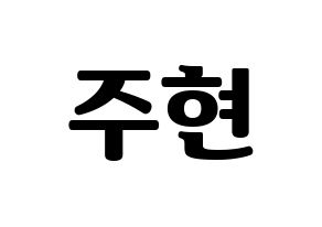 KPOP idol Red Velvet  아이린 (Bae Joo-hyun, Irene) Printable Hangul name fan sign, fanboard resources for light sticks Normal