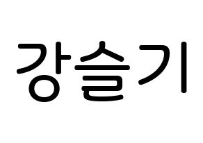 KPOP idol Red Velvet  슬기 (Kang Seul-gi, Seulgi) Printable Hangul name Fansign Fanboard resources for concert Normal