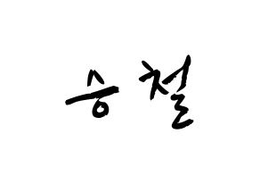 KPOP idol SEVENTEEN  에스쿱스 (Choi Sung-cheol, S.COUPS) Printable Hangul name fan sign & fan board resources Normal