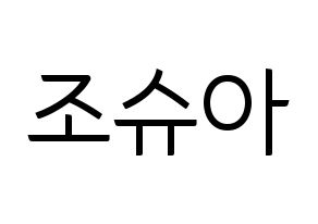 KPOP idol SEVENTEEN  조슈아 (Hong Ji-soo, JOSHUA) Printable Hangul name fan sign, fanboard resources for light sticks Normal