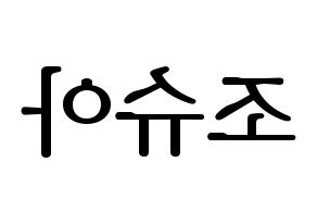 KPOP idol SEVENTEEN  조슈아 (Hong Ji-soo, JOSHUA) Printable Hangul name fan sign, fanboard resources for LED Reversed