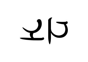 KPOP idol SEVENTEEN  디노 (Lee Chan, DINO) Printable Hangul name fan sign, fanboard resources for concert Reversed